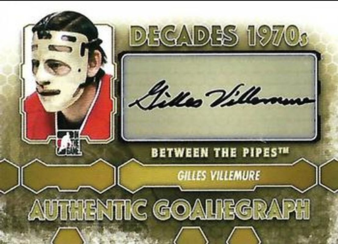 2012 In The Game Between The Pipes #A-GV Authentic Goaliegraphs
