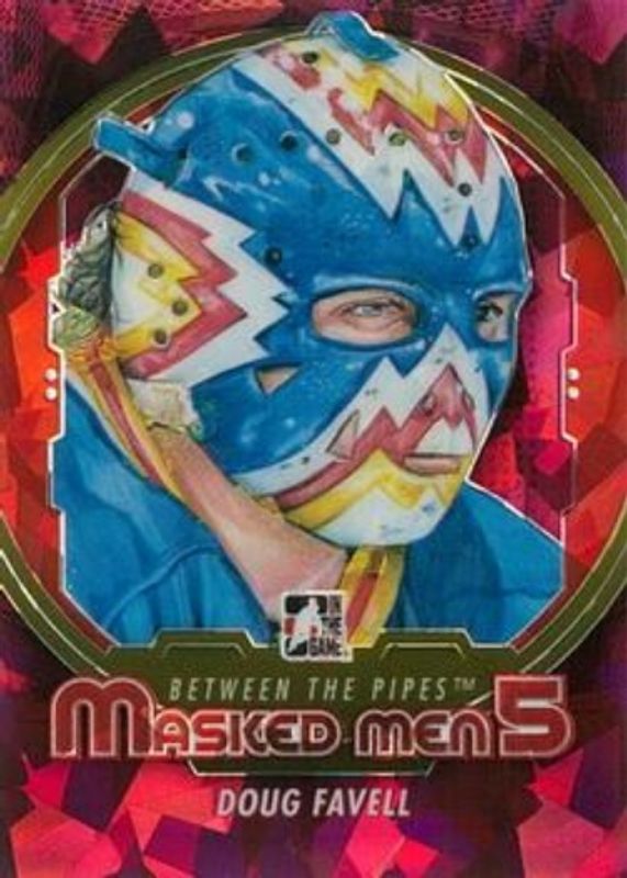 2012 In The Game Between The Pipes #MM-8 Masked Men 5 Rainbow Foil