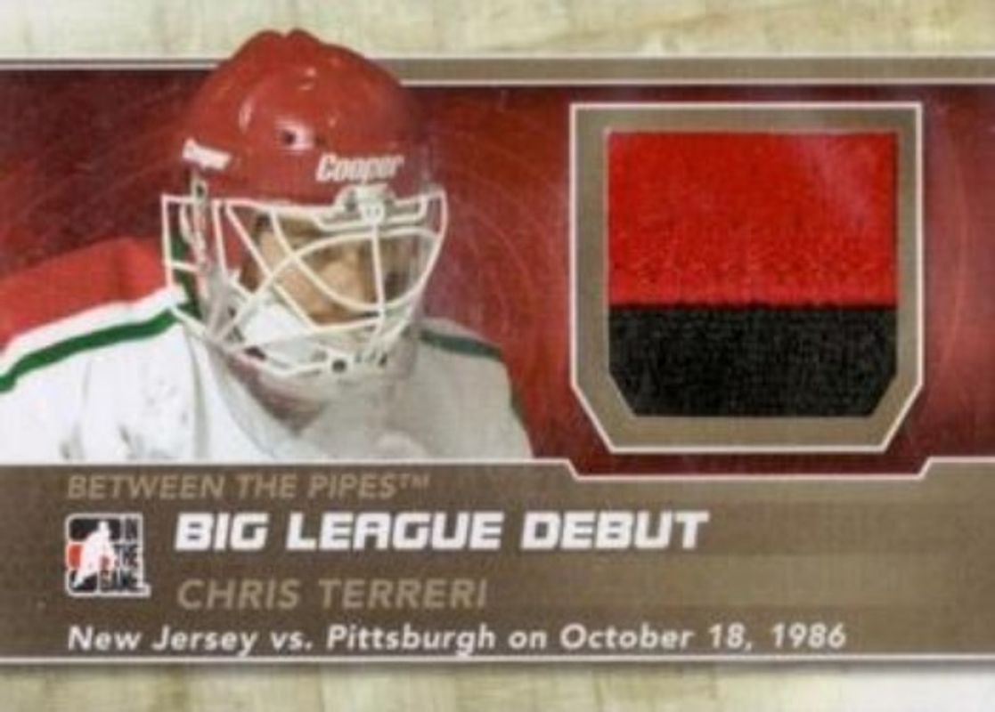 2012 In The Game Between The Pipes #BL-25 Big League Debut Jerseys Gold