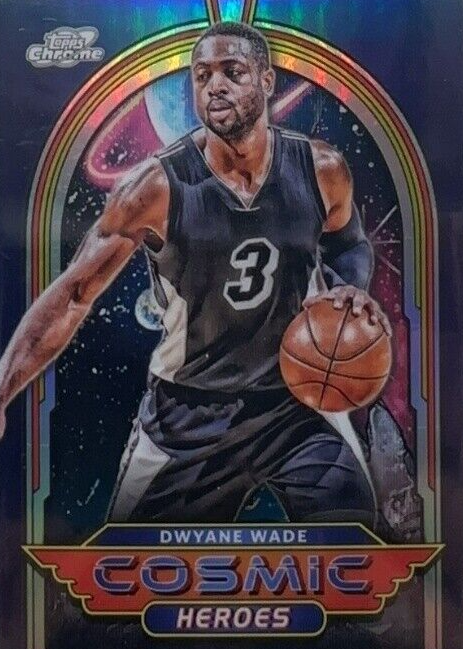 Dwyane Wade 2023 Topps Chrome Cosmic #CH-10 Cosmic Heroes