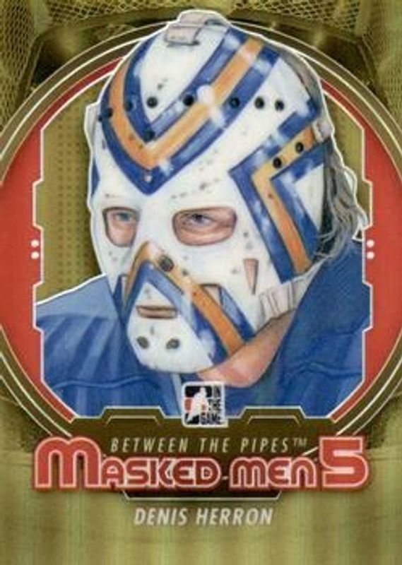 2012 In The Game Between The Pipes #MM-26 Masked Men 5 Gold Foil