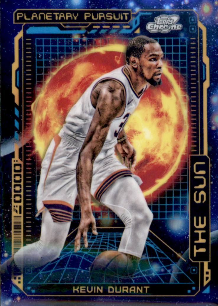 Kevin Durant 2023 Topps Chrome Cosmic #PPS-7 Planetary Pursuit