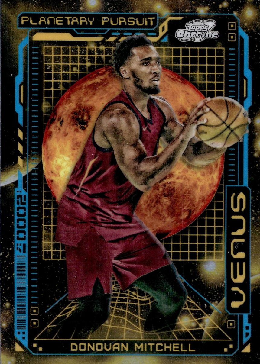 Donovan Mitchell 2023 Topps Chrome Cosmic #PPV-4 Planetary Pursuit
