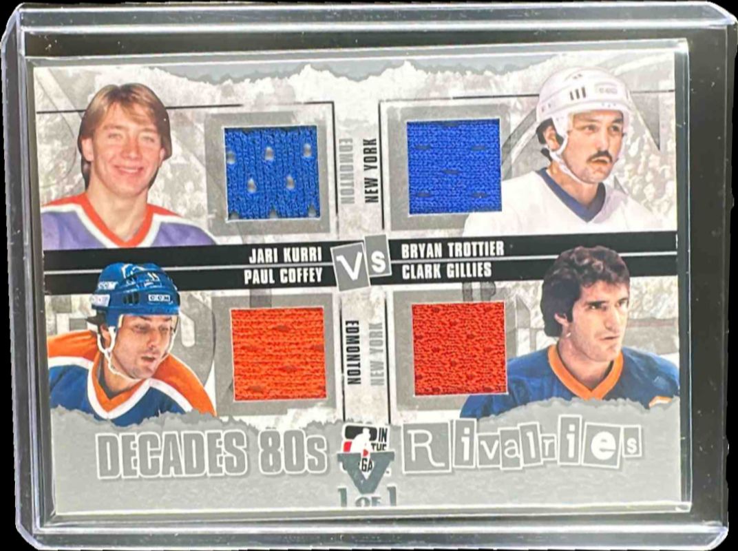 2011 In The Game Captain-C #VM-11 Vintage Memorabilia Silver
