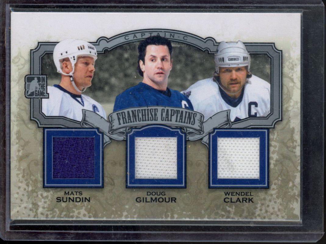 2011 In The Game Captain-C #FC-19 Franchise Captains Jerseys Silver