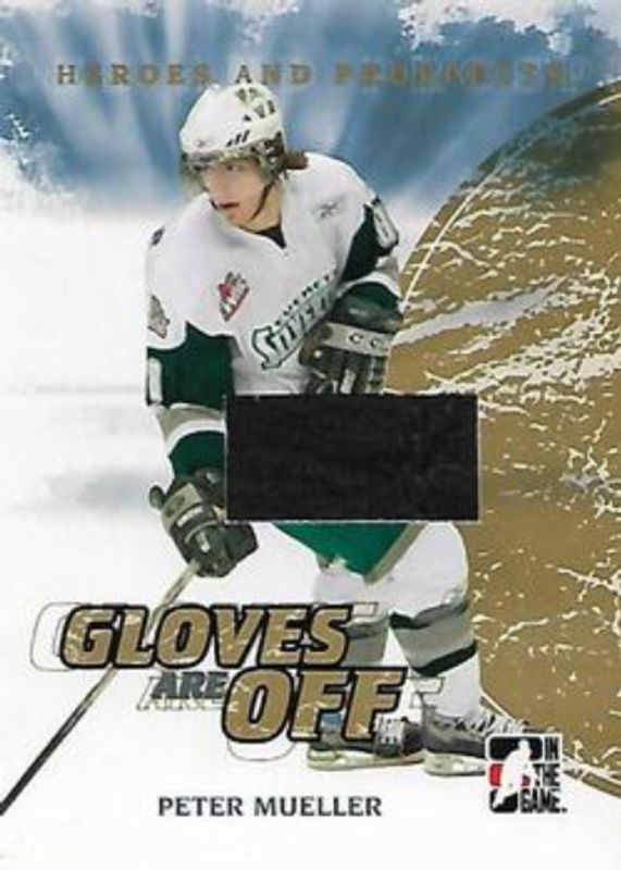 2007 In The Game Heroes & Prospects #GO-12 Gloves Are Off Gold