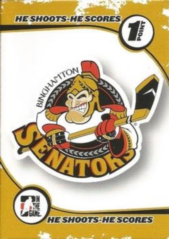 2007 In The Game Heroes & Prospects He Shoots He Scores Redemption Points