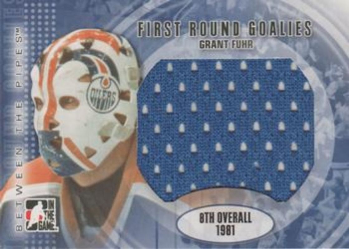 2007 In The Game Between The Pipes #FRG-18 First Round Goalies Jerseys