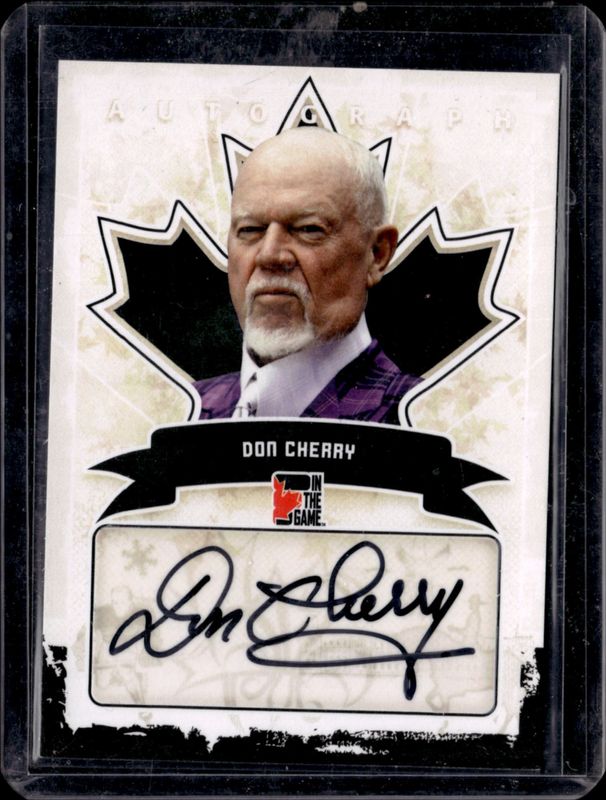 2011 In The Game Canadiana #A-DC1 Autographs Black