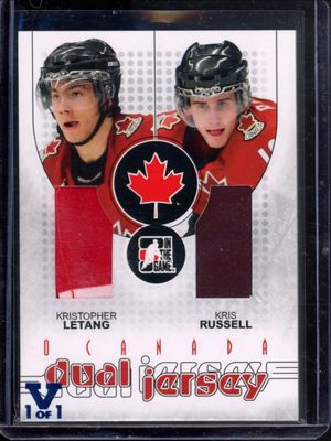 2007 In The Game O Canada #DJ-14 Dual Jerseys