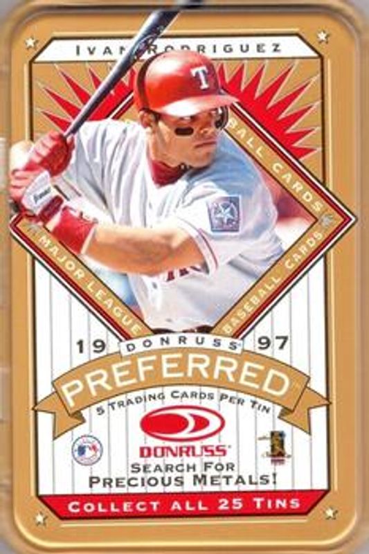 1997 Donruss Preferred Tin Packs Gold /1200