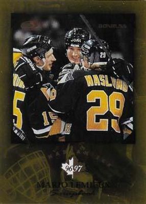 1996 Donruss Canadian Ice #14 Mario Lemieux Scrapbook /1966