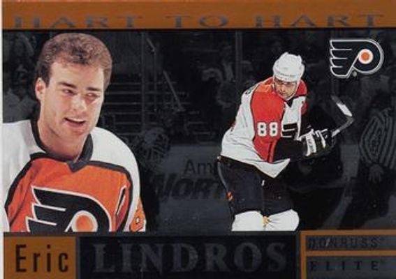 1996 Donruss Elite #6 Hart to Hart Eric Lindros /1995
