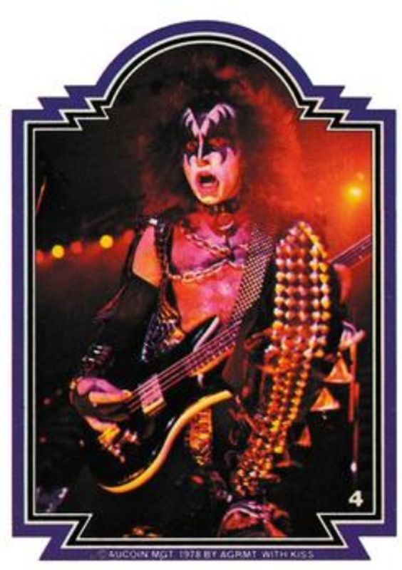 1978 Donruss Kiss #4 Base