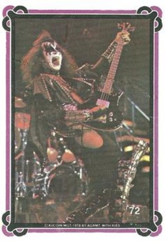 1978 Donruss Kiss #72 Base