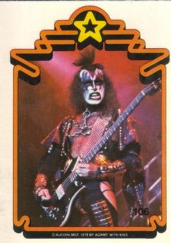 1978 Donruss Kiss #106 Base