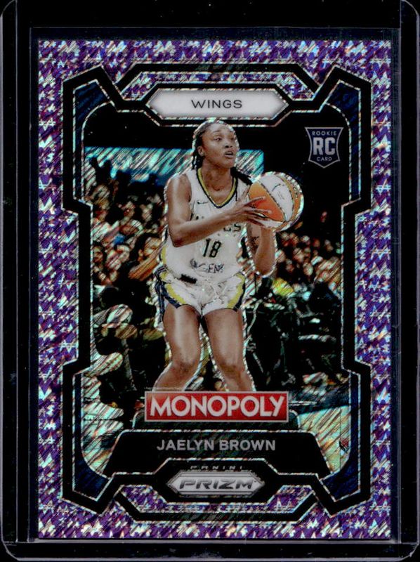 2024 Prizm Monopoly WNBA #15 Purple Millionaire Shimmer /50