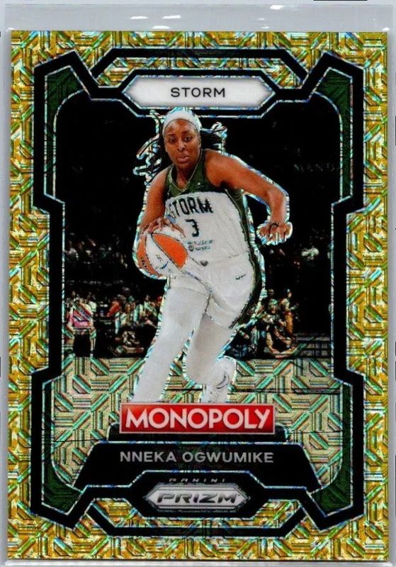 2024 Prizm Monopoly WNBA #54 Gold Millionaire Shimmer /500