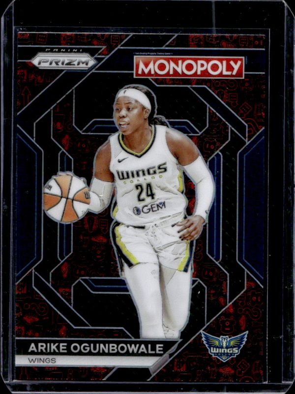 2024 Prizm Monopoly WNBA #WNBA14 Insert - Monopoly Red Pattern