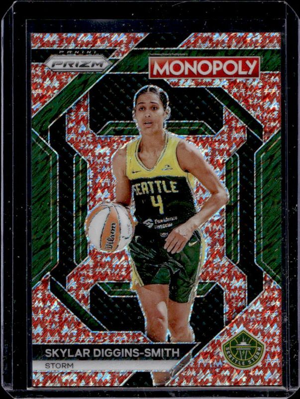 2024 Prizm Monopoly WNBA #WNBA5 Insert - Red Millionaire Shimmer /100