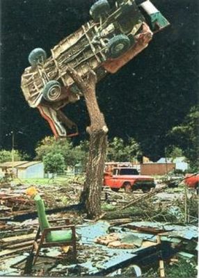 1996 Donruss Twister: The Dark Side of Nature #F1 Foil