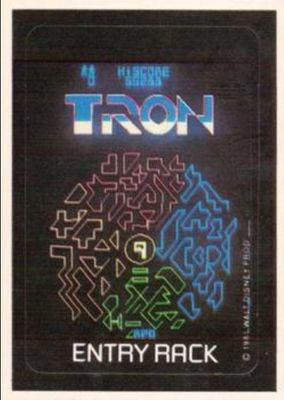1982 Donruss Tron Movie Stickers