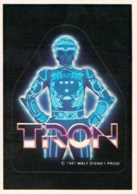1982 Donruss Tron Movie Stickers