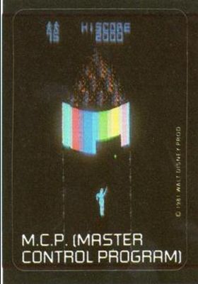 1982 Donruss Tron Movie Stickers