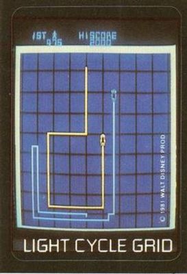 1982 Donruss Tron Movie Stickers