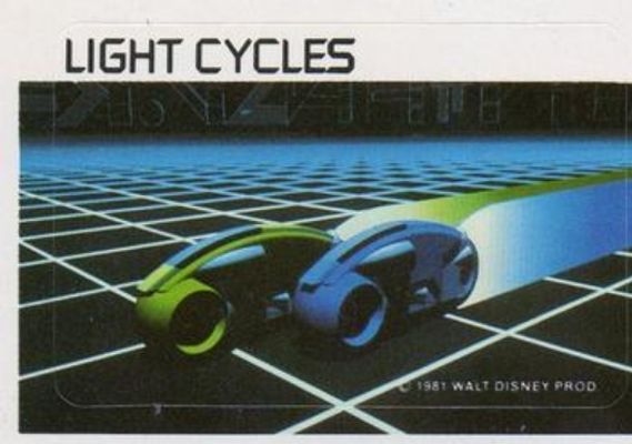 1982 Donruss Tron Movie Stickers