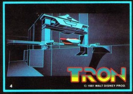 1982 Donruss Tron Movie #4 Base