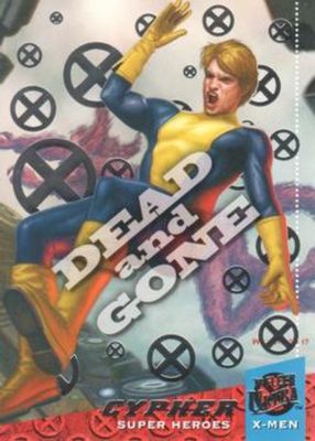 2018 Fleer Ultra X-Men #DG4 Dead & Gone Silver Foil