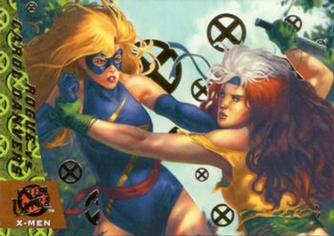 2018 Fleer Ultra X-Men #GB7 Greatest Battles Gold Foil /99