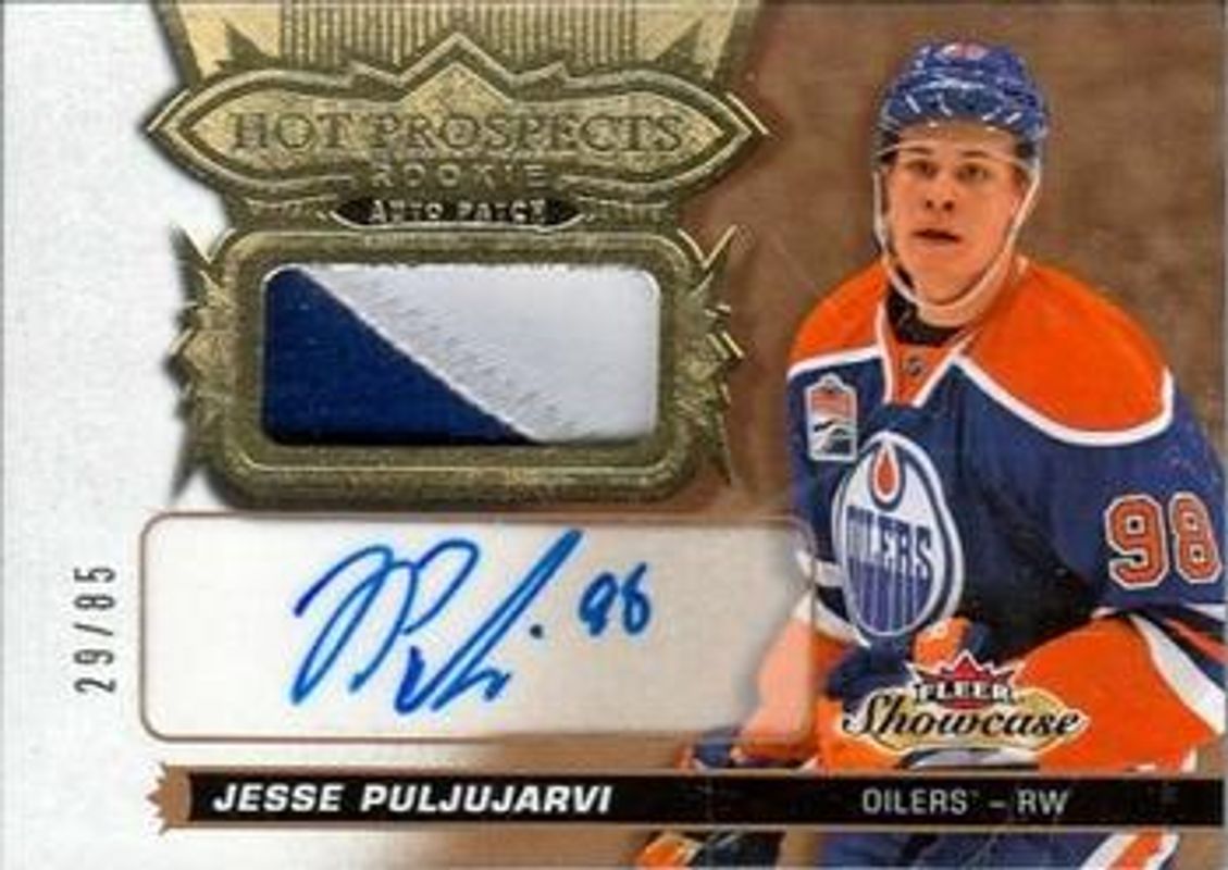 2016 Fleer Showcase #183 Hot Prospects Autographs Patch /135