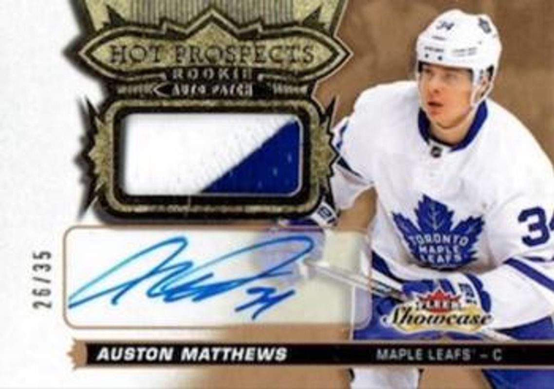 2016 Fleer Showcase #190 Hot Prospects Autographs Patch /135