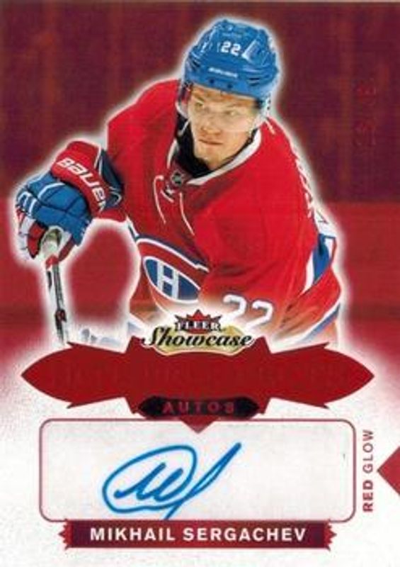 2016 Fleer Showcase #177 Red Glow /25