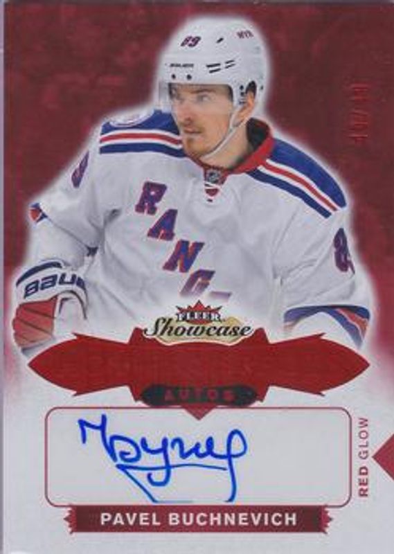 2016 Fleer Showcase #172 Red Glow /25