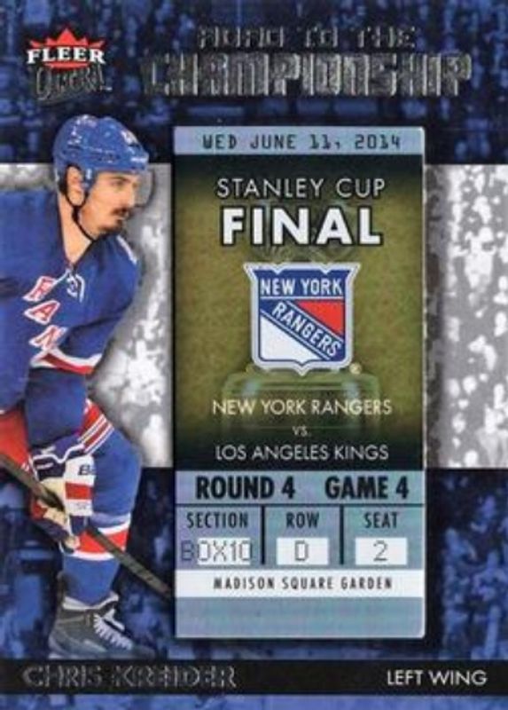2014 Fleer Ultra #RTCNYR-CKg Road to the Championship