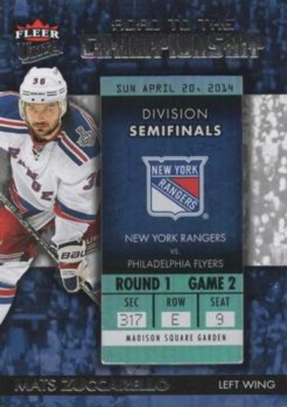 2014 Fleer Ultra #RTCNYR-MZb Road to the Championship