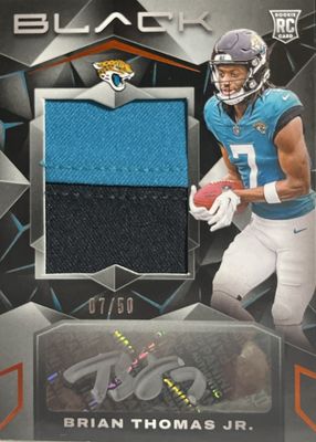 2024 Black #207 Rookie Patch Auto - Citrine /50