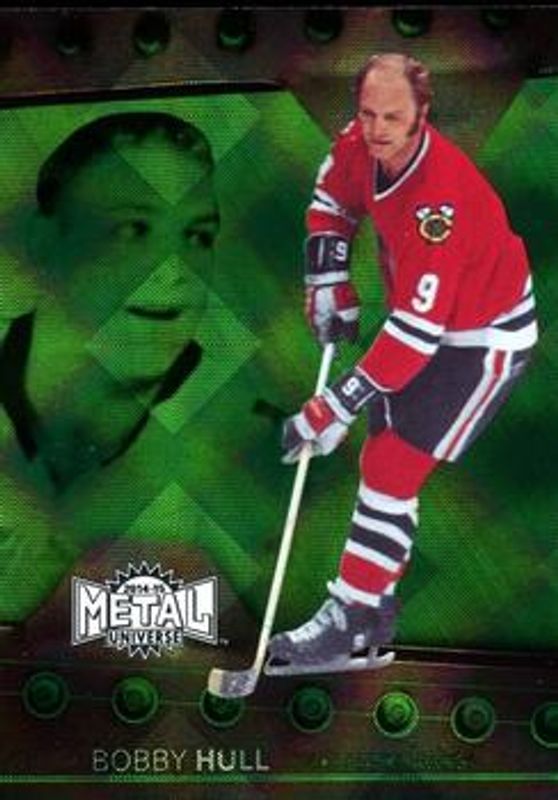 2014 Fleer Showcase #20 Metal Universe Precious Metal Gems Green /100