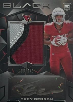 2024 Black #218 Rookie Patch Auto (/249)