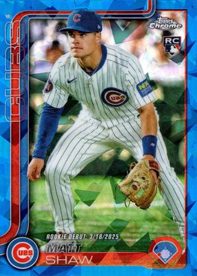 2025 Topps Chrome Update Sapphire Edition #USC135 Rookie Debut