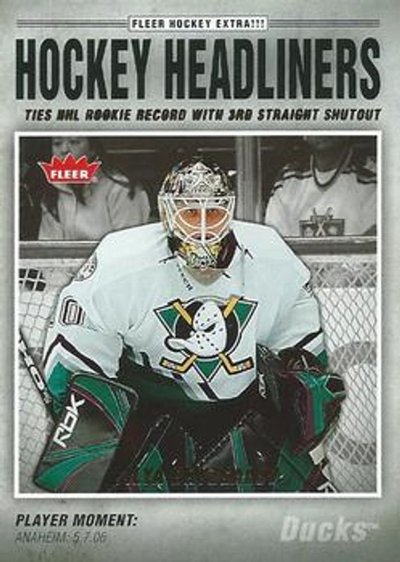2006 Fleer #HL24 Hockey Headliners