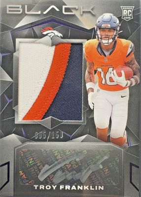 2024 Black #216 Rookie Patch Auto - Royal (/150)