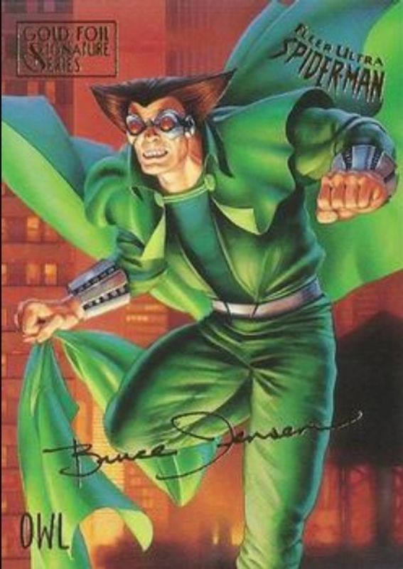 1995 Fleer Ultra Spider-Man #42 Gold Foil Signatures Series