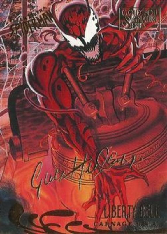1995 Fleer Ultra Spider-Man #136 Gold Foil Signatures Series