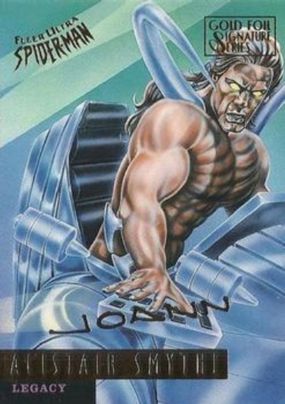 1995 Fleer Ultra Spider-Man #72 Gold Foil Signatures Series