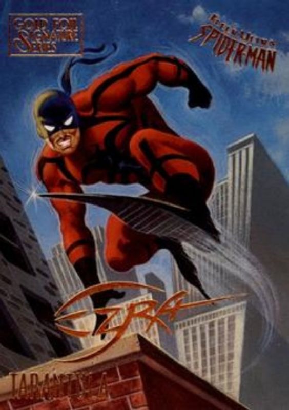 1995 Fleer Ultra Spider-Man #58 Gold Foil Signatures Series