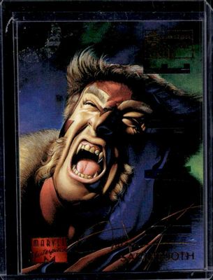 1995 Fleer Marvel Masterpieces #86 E Motion Signatures Series